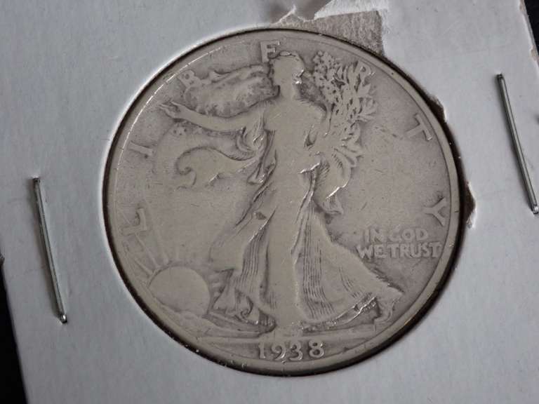 1938-D WALKER HALF DOLLAR COIN image