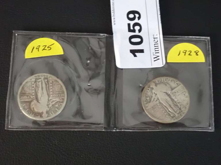 1925 & 1928 STANDING LIBERTY QUARTERS image