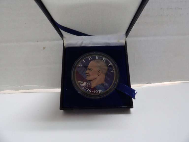 1976 COLORIZED BICENTENNIAL EISENHOWER DOLLAR image