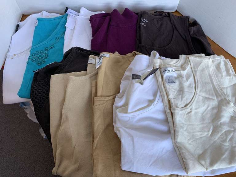 10 LADIES 1XL TOPS image