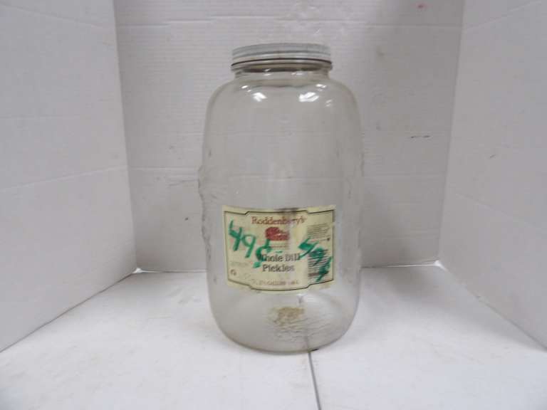 LARGE ROTENBERRY PICKLE JAR 2 1/2 GALLON image