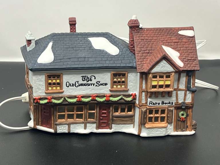 Dept. 56 Dickens Village series, “The Old  Curiosity Shop”, comes in the original box, see pictures for details. image