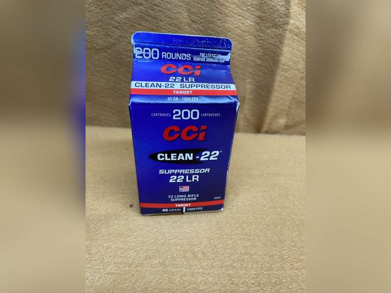 CCI 22LR SUPPRESSOR CLEAN TARGET - 200 RDS image