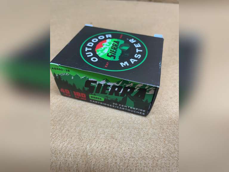 SIERRA OUTDOOR MASTER  40 S&W JHP - 20 RDS image