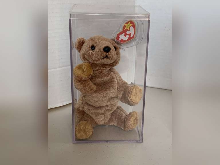1999 TY BEANIE BABY "PECAN" IN DISPLAY BOX image