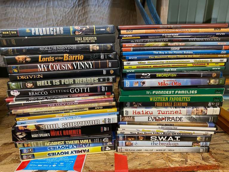 Large assortment of DVDs, see pictures for details. image