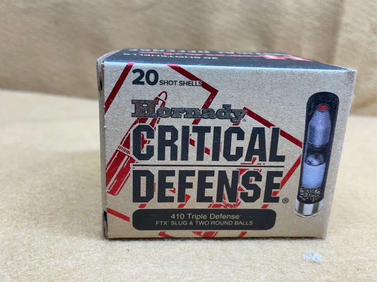 HORNADY CRITICAL DEFENSE 410 TRIPLE THREAT - 2 1/2" - 20 RDS image