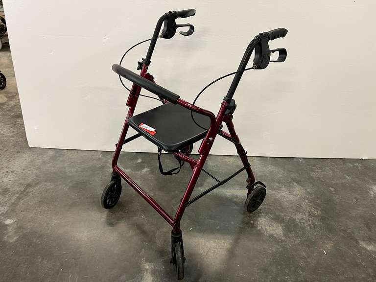 Guardian rollator style walker, with seat, see pictures for details. image