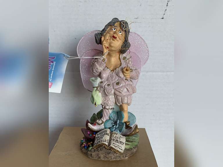 VINTAGE RUSS MAGICAL DREAMERS FIGURINE "EUNICE" W/ BOX 7" TALL image