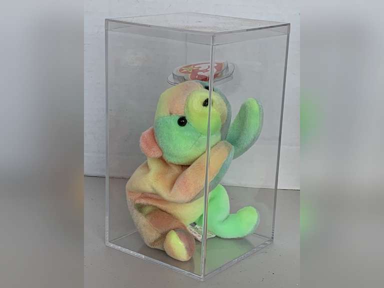 1998 TY BEANIE BABY "SAMMY" W/ TAG ERROR IN DISPLAY BOX image