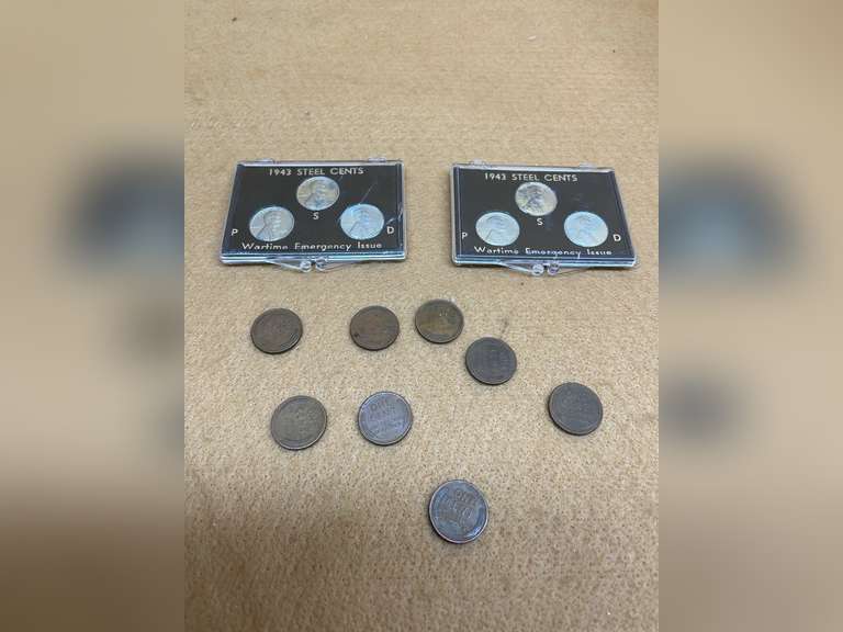 STEEL CENTS & WHEAT CENTS image