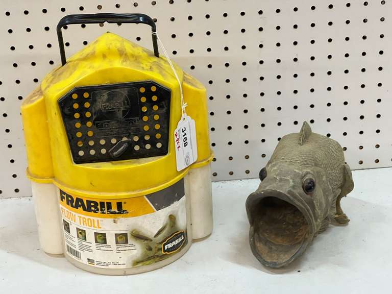 Frabill Flow Troll, also includes a largemouth bass downspout guard, see pictures for details. image