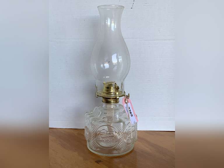 14 1/2" TALL OIL LAMP image