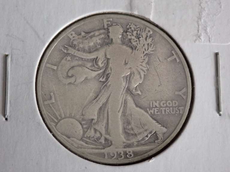 1938-D WALKER HALF DOLLAR COIN image
