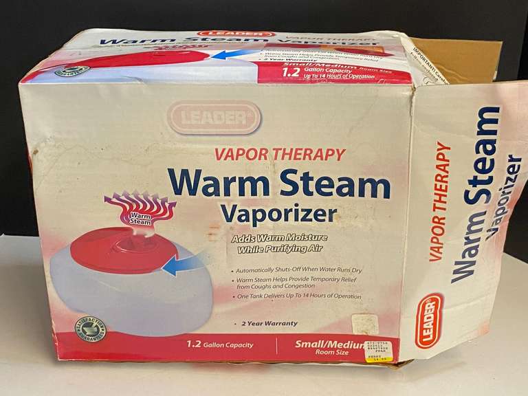 Warm steam vaporizer, comes with the original box, see pictures for details. image