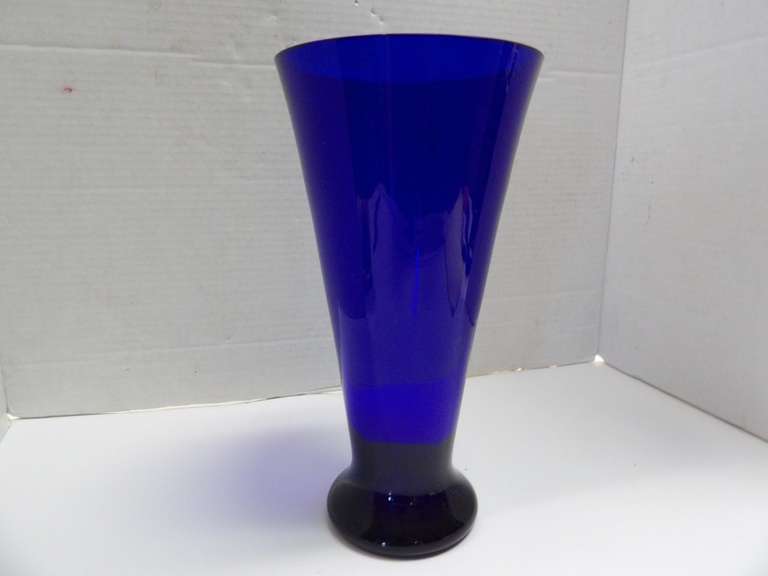 COBALT BLUE VASE image