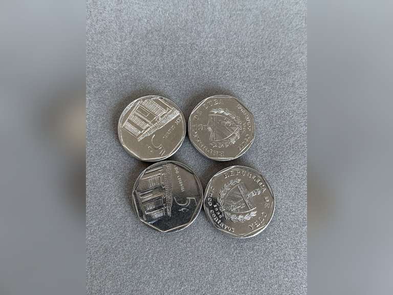 4 CUBAN 5 CENTAVOS COINS (1996, 1996, 1998, 2008) - CHECKOUT image