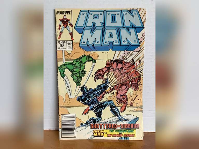 MARVEL COMIC BOOK OCT 1988 #229 "IRON MAN SHATTERED IN SIBERIO" image