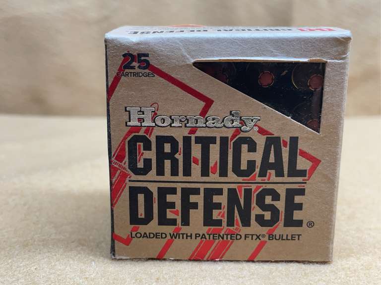 HORNADY CRITICAL DEFENSE 38 SPL+P FTX - 25 RDS image