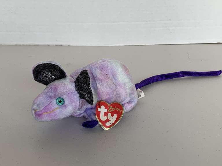 2000 TY BEANIE BABY "ZODIAC RAT" image