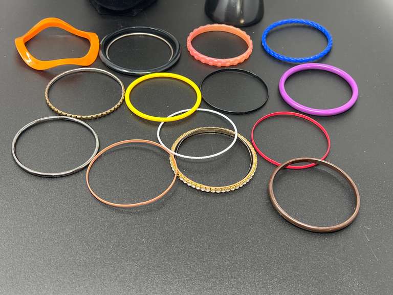 Ladies fashion bangle bracelets, see pictures for details. image