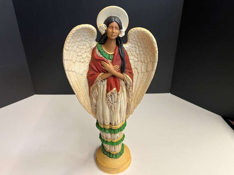 Ceramic angel figurine, see pictures for details. image
