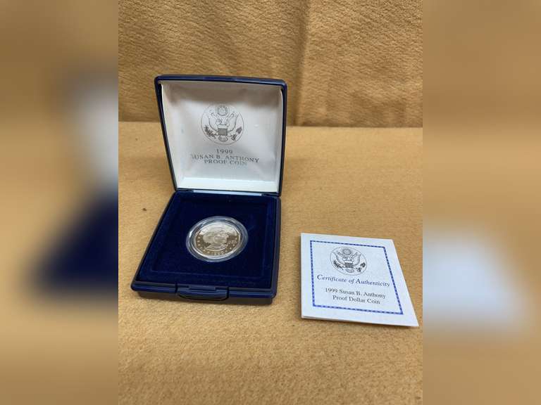 1999 SUSAN B. ANTHONY PROOF DOLLAR COIN image