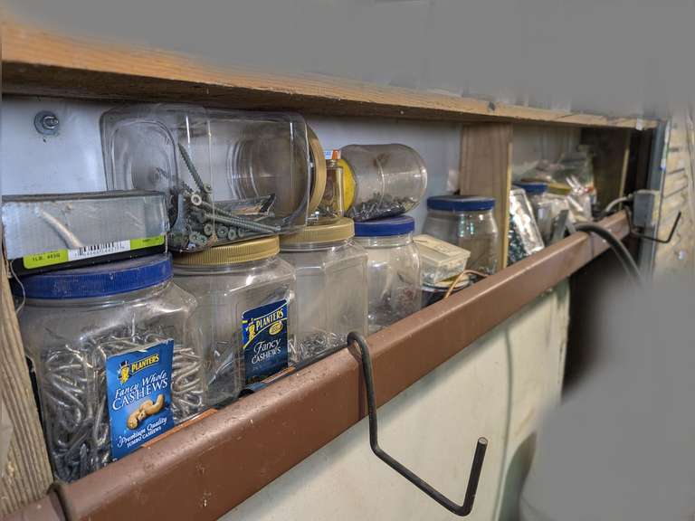 ALL FASTENERS AND MORE ON BOTTOM SHELF MARKED 1011 image