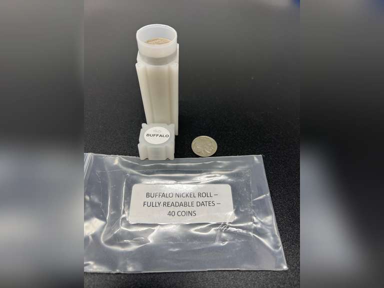 Buffalo nickel roll, see pictures for details. image