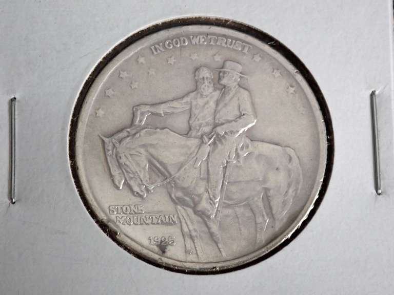 1925 STONE MOUNTAIN HALF DOLLAR COIN image