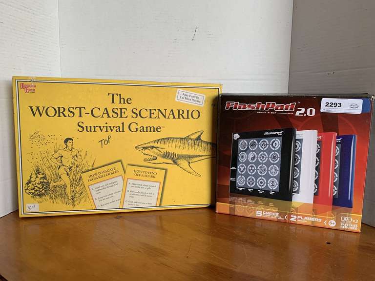 2001 THE WORST-CASE SCENARIO SURVIVAL GAME & FLASHPAD 2.0 GAME image