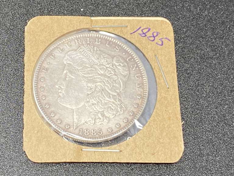 1885 Morgan Silver Dollar, see pictures for details. image