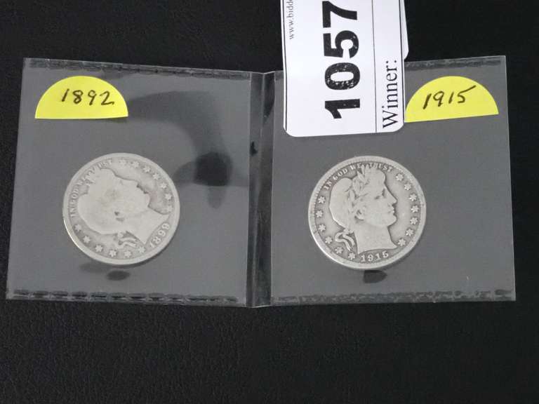 1892 & 1915 BARBER QUARTERS image