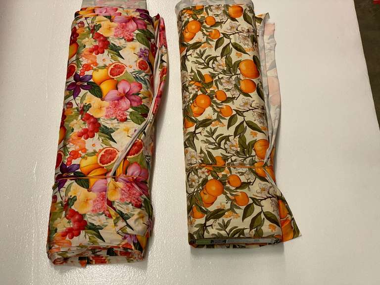 Jersey knit fabric, two partial bolts, 59”, see pictures for details. image