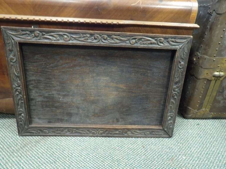 VINTAGE WOODEN TRAY image