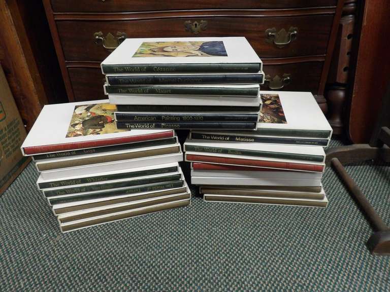 LARGE BOOK COLLECTION, THE WORLD OF PICASSO, MATISSE, AMERICAN PAINTING, AND MANY MORE ARTIST image