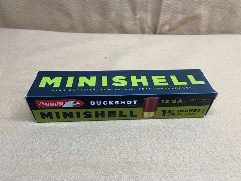 AGUILA MINISHELL 12 GA BUCKSHOT 1-3/4" - 20 RDS image