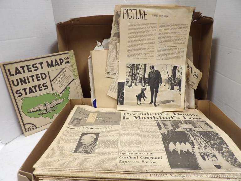 VINTAGE NEWSPAPER ARTICLES AND MORE image