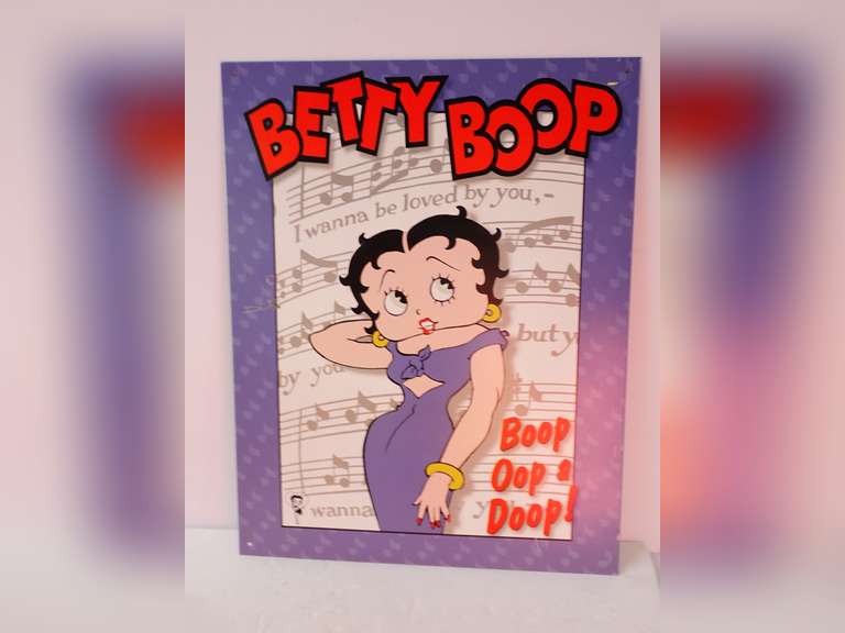 Betty Boop Metal Sign image