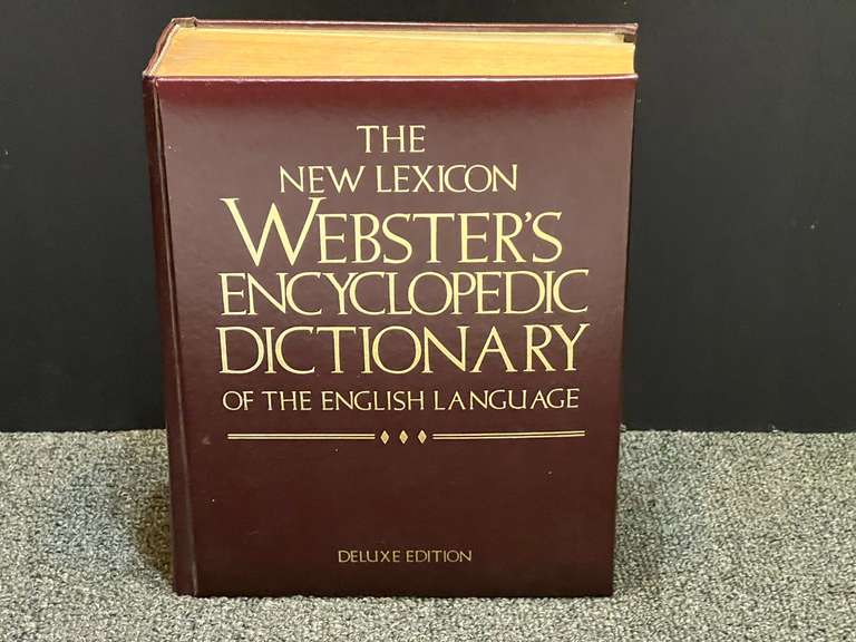 “The New Lexicon, Websters Encyclopedic Dictionary of the English Language”, see pictures for details. image
