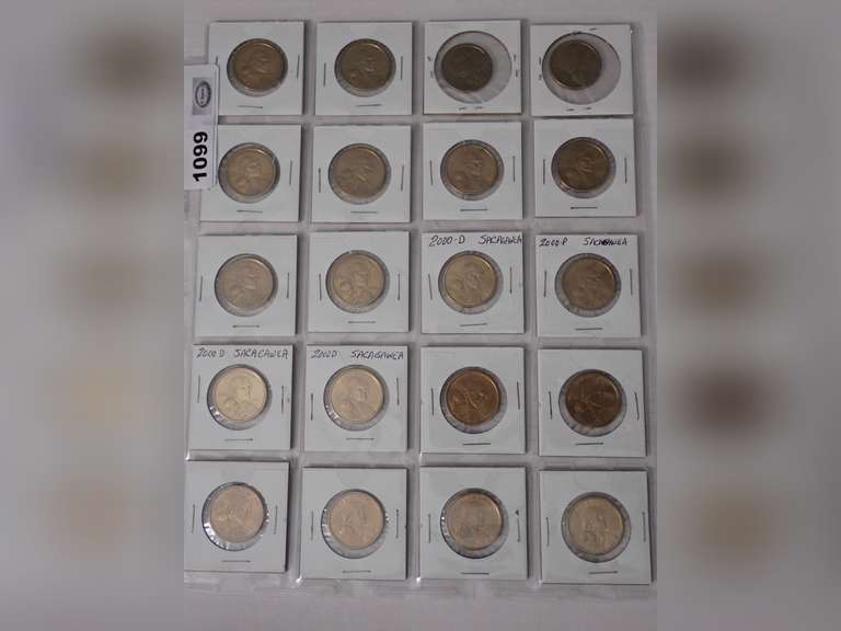 (20) 2000 SACAGAWEA DOLLAR COINS image