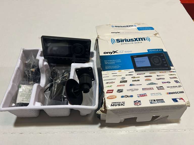 SiriusXM Onyx Ez radio vehicle kit, appears to have never been used, working condition unknown, see pictures for details. image