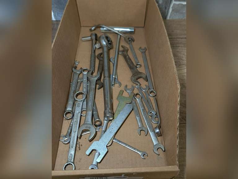 TOOLS INCLUDING CRAFTSMAN WRENCHES, CRAFTSMAN 1/2-IN DRIVE RATCHET, AND MORE image