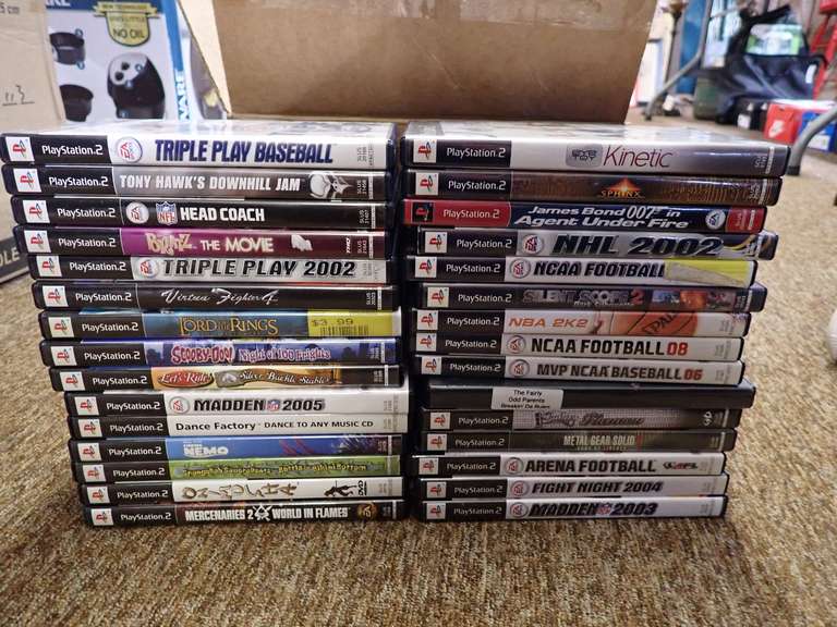 Huge Lot of PlayStation 2 (PS2) Video Games image