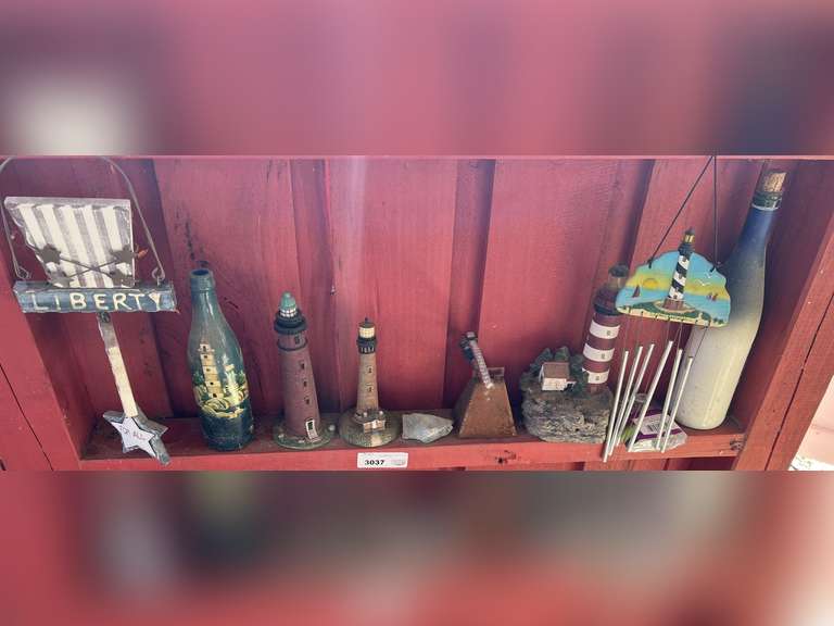 BP inside… Assorted lighthouse themed home decor, and more. See pictures for details. image