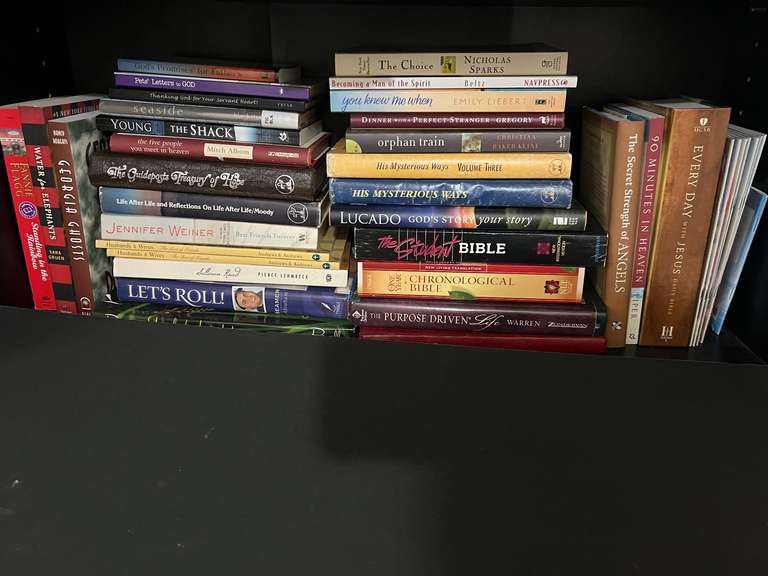 Hall… Shelf lot marked 1176 of assorted books and literature, see pictures for details. image