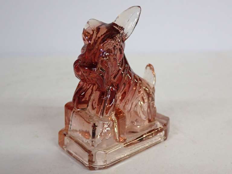 Art Glass Dog Figurine-Believed to be Boyds image