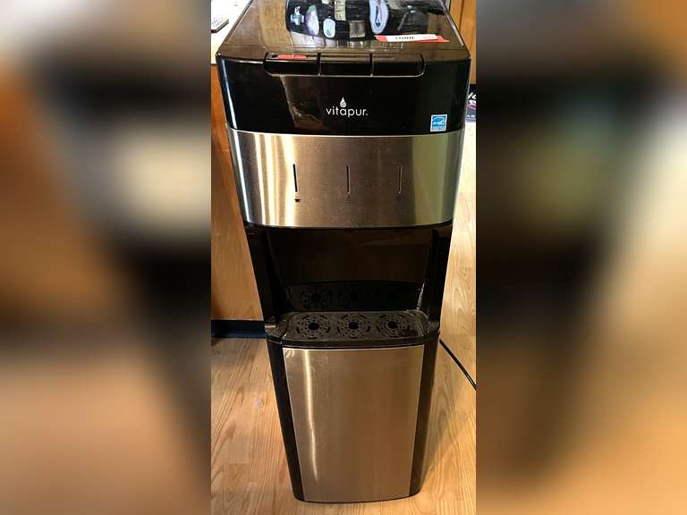 DR… Vitapur water dispenser, dispenses hot and cold water, powers up, see pictures for details. image