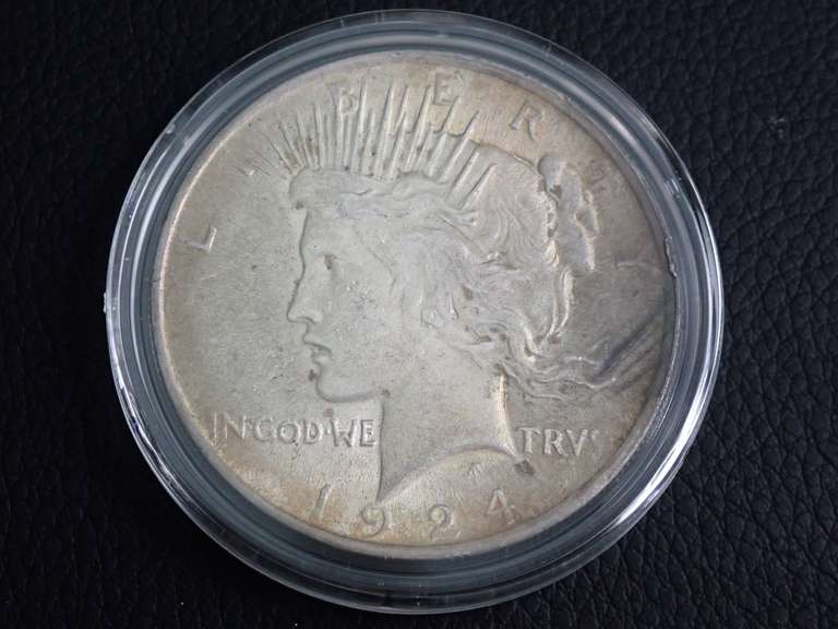 1924 PEACE DOLLAR COIN image
