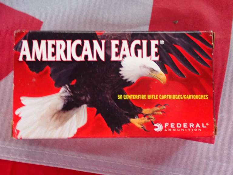 AMERICAN EAGLE 30 CARBINE 110GR FMJ CARTRIDGES image